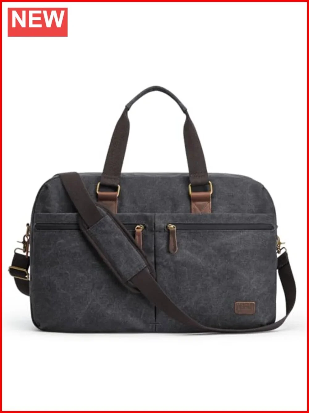 Expandable Canvas Duffle Bag Travel Weekender Overnight 33L 50L
